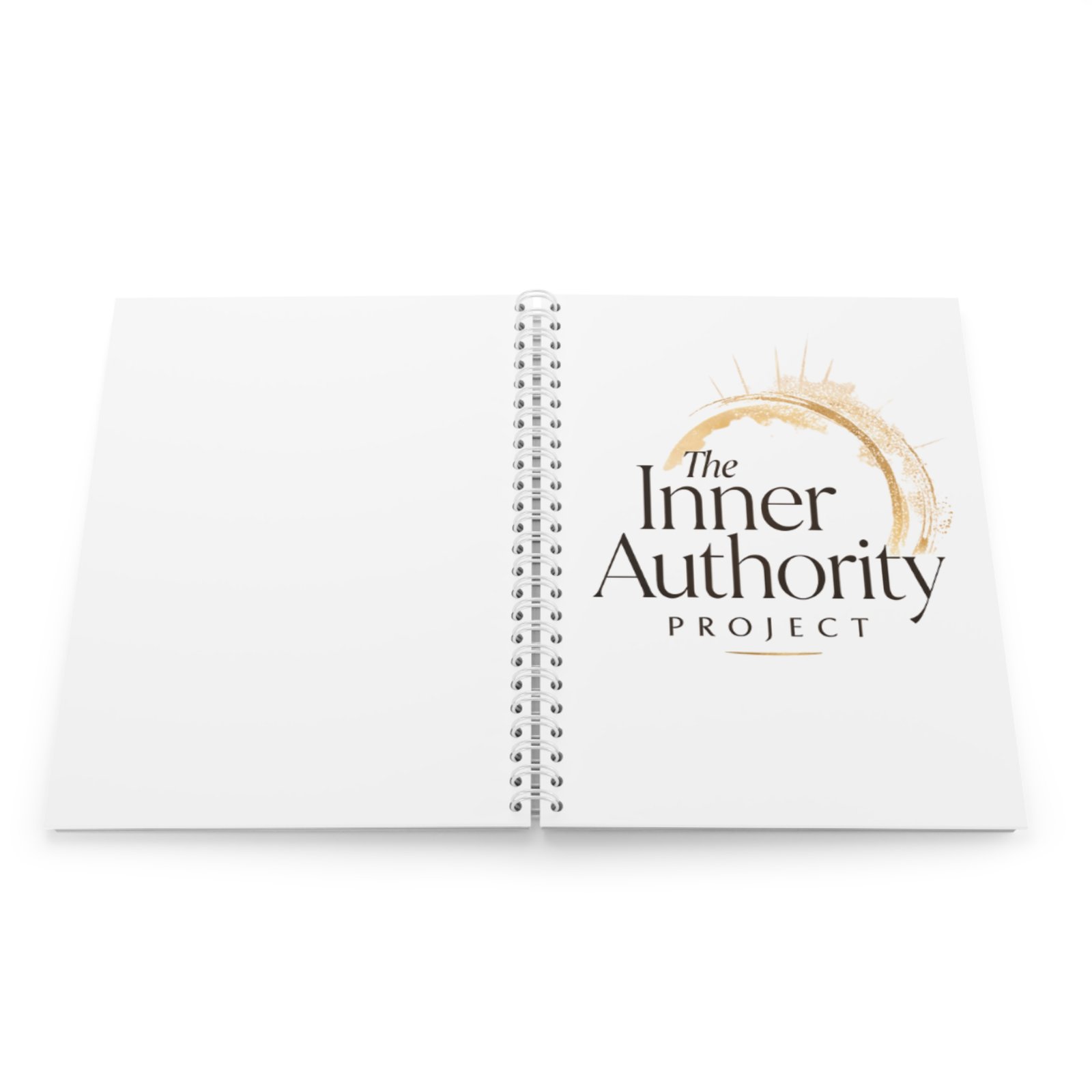 Inner Authority Project Spiral Notebook — Gold Logo Journal for Self-Discovery & Goal Setting - Image 8